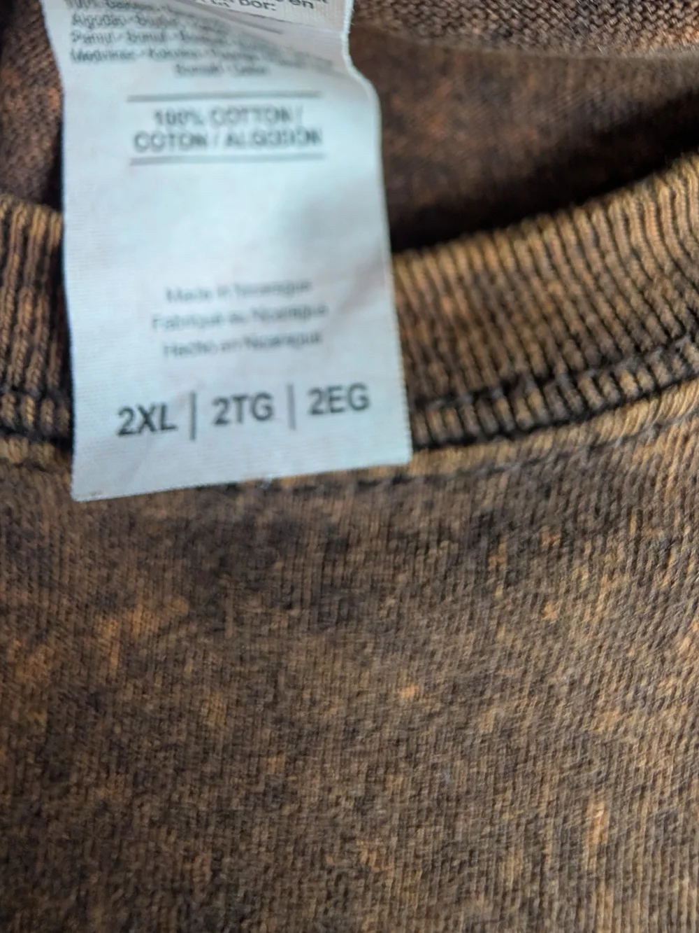 Gildan Brown Short-Sleeve Tee with Southwestern Skull Graphic - Picture 4 of 7